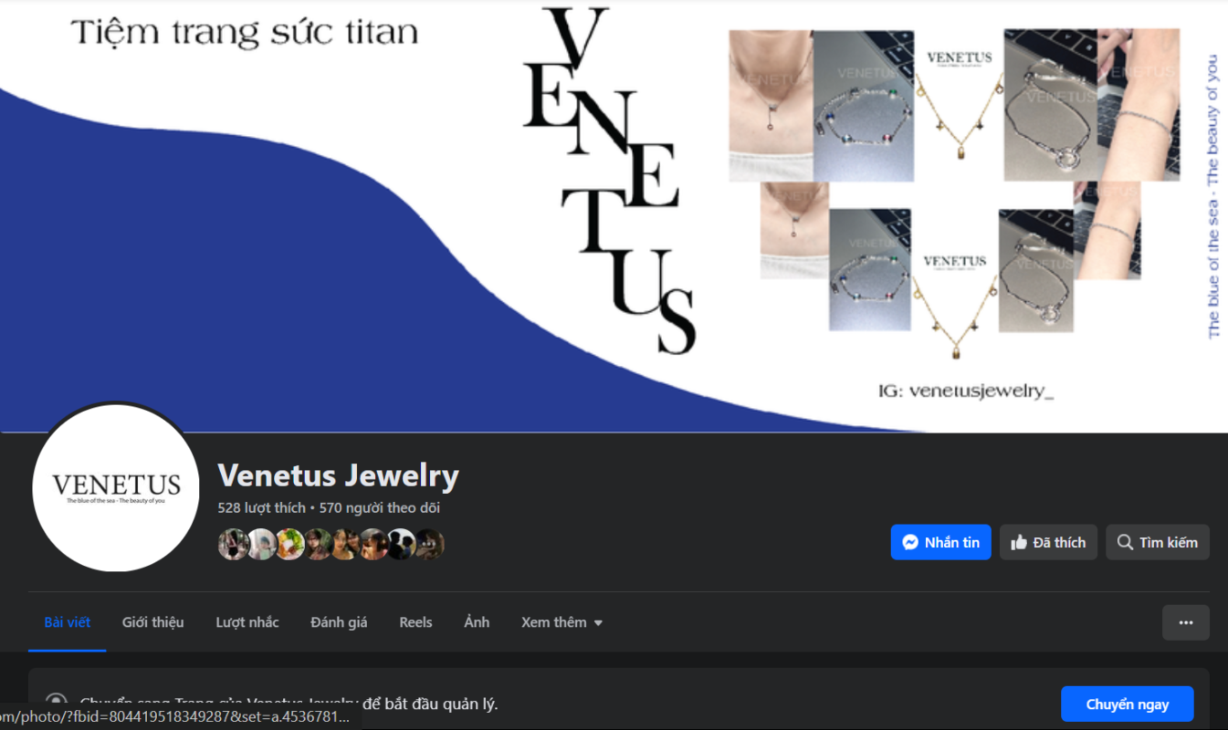 Fanpage-Facebook-tiem-trang-suc-titan-venetus